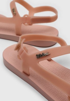 Rasteira Melissa Sun Downtown Rosa