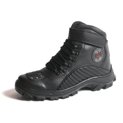Bota Mg Brasil Motociclista Masculina Cano Medio Motor Couro Menor preço em Bota Mg Brasil Motociclista Masculina Cano Medio Motor Couro