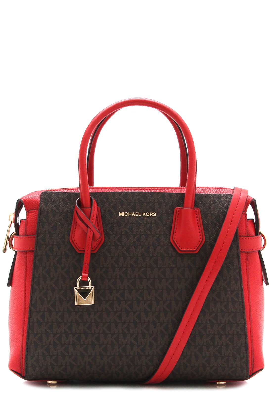 bolsa mk vermelha