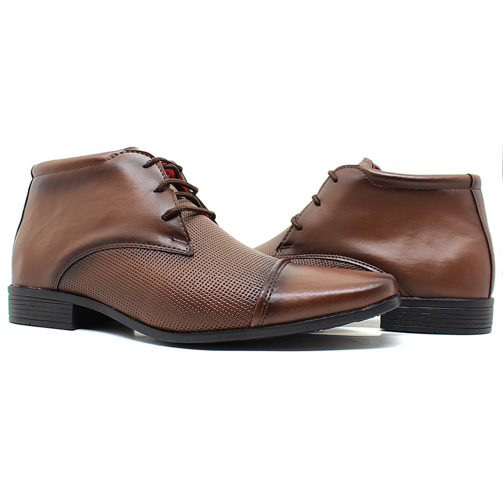 coturno masculino cano medio