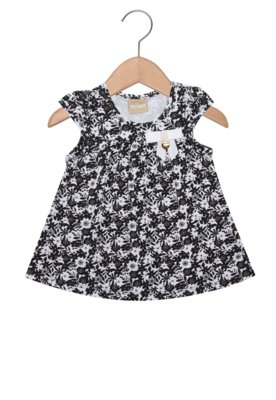 Blusa Milon Manga Curta Menina Preta Menor preço em Blusa Milon Manga Curta Menina Preta