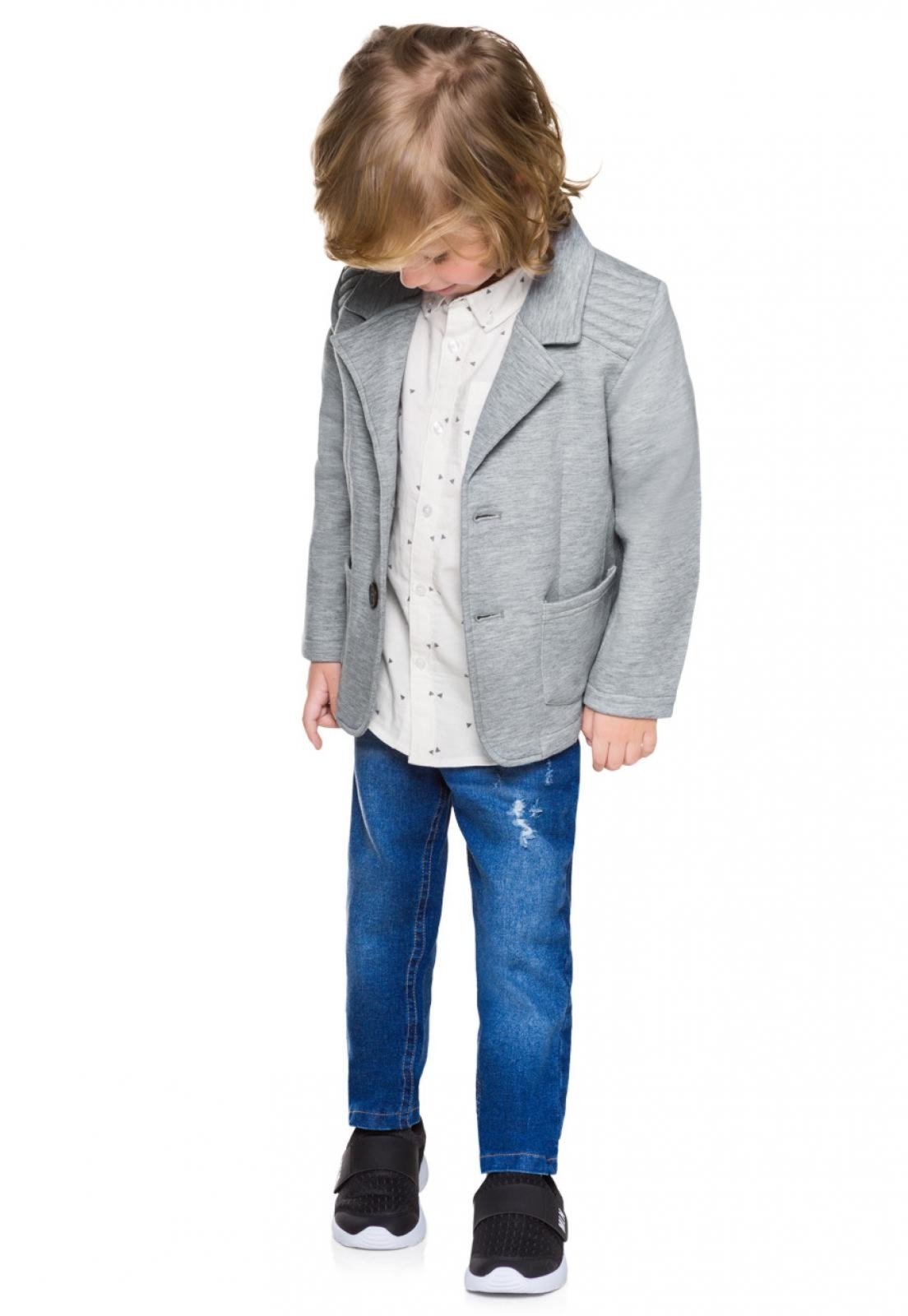 Calca jeans clearance infantil menino