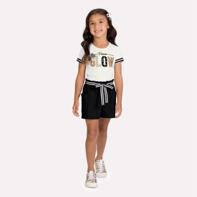 Conjunto Infantil Menina Lettering Milon