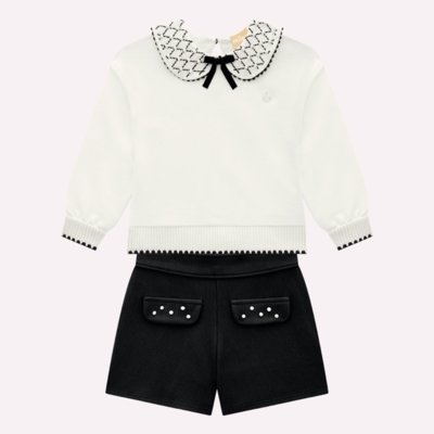 Conjunto Infantil Menina com Pérolas Milon