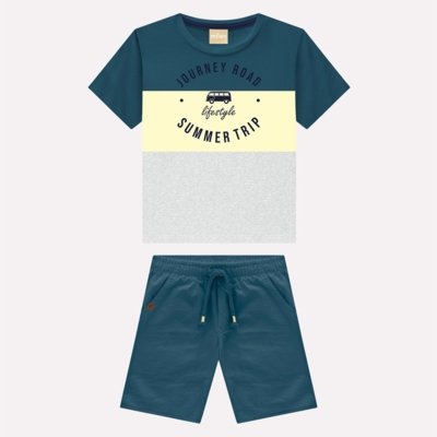Conjunto Infantil Menino Lettering Milon