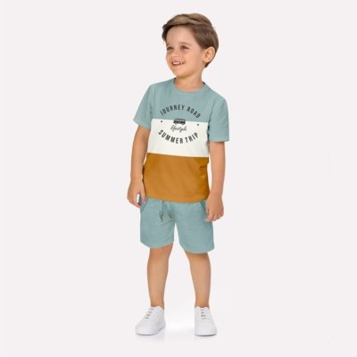 Conjunto Infantil Menino Lettering Milon
