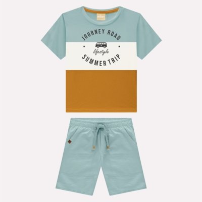 Conjunto Infantil Menino Lettering Milon