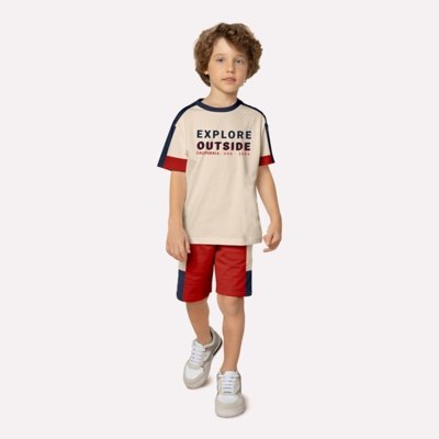 Conjunto Infantil Menino Lettering Milon