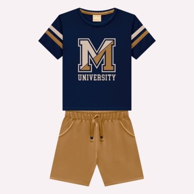 Conjunto Infantil Menino Lettering Milon