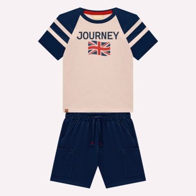 Conjunto Infantil Menino Lettering Milon