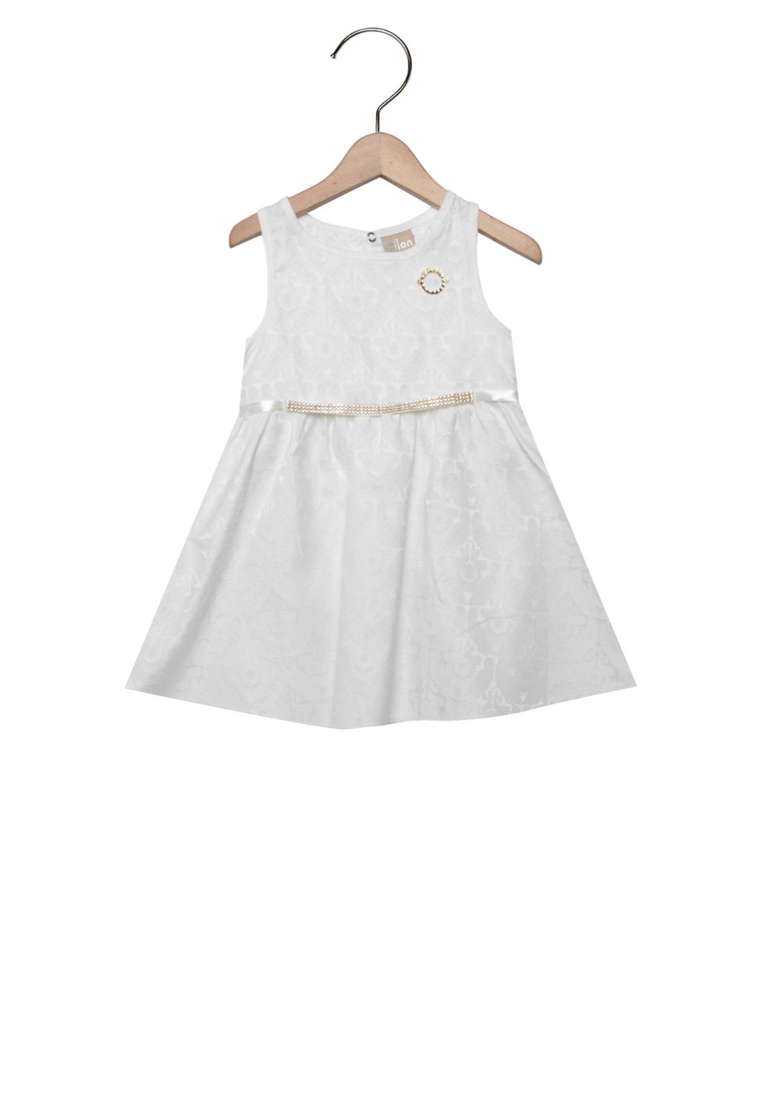 vestido branco curto infantil