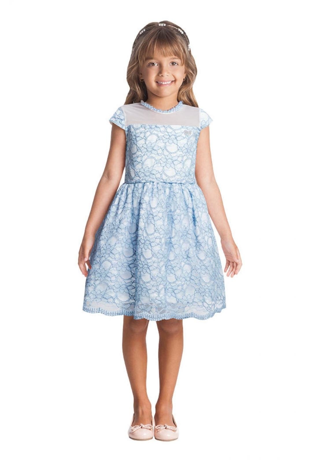 Vestido Infantil Milon Azul - Compre Agora | Dafiti Brasil