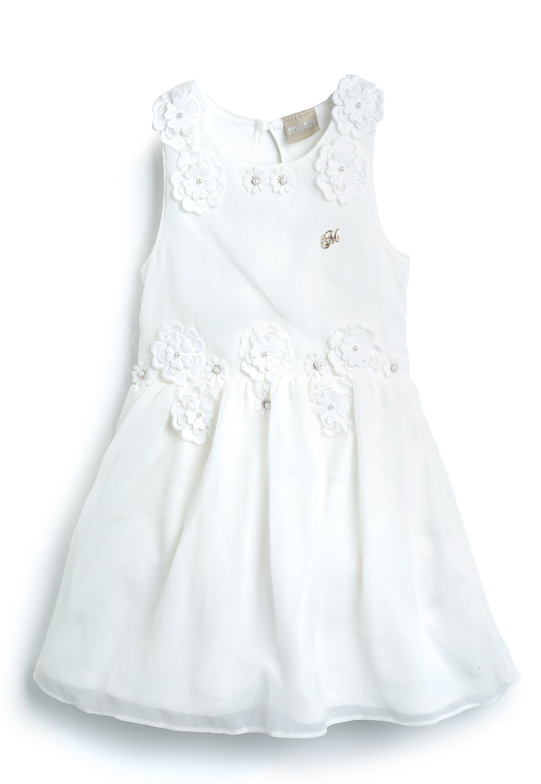 vestido branco milon