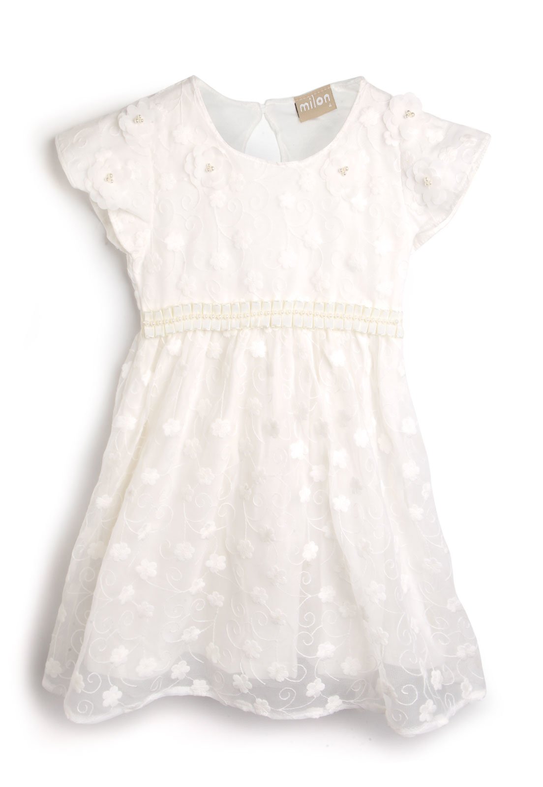 vestido branco milon