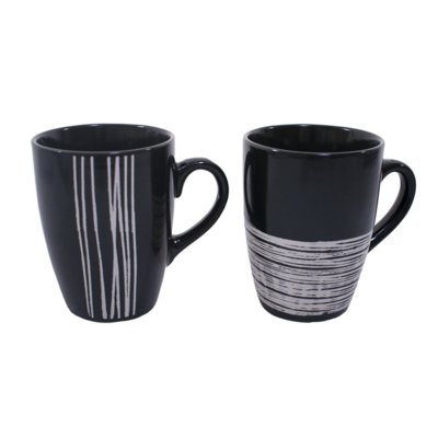 Caneca Minas de Presentes Porcelana Preta Menor preço em Caneca Minas de Presentes Porcelana Preta