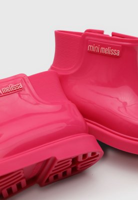 Bota Infantil Mini Melissa Chelsea Boot Ii Bb Rosa