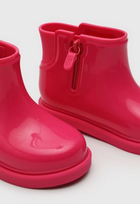 Bota Infantil Mini Melissa Chelsea Boot Ii Bb Rosa
