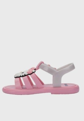 Sandália Infantil Mini Melissa Hip Hello Kitty Rosa
