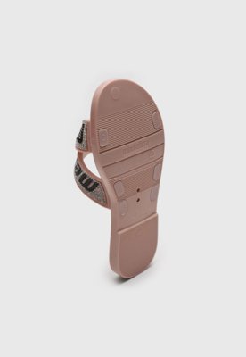 Sandália Slide Infantil Mini Melissa M Lover Rosa
