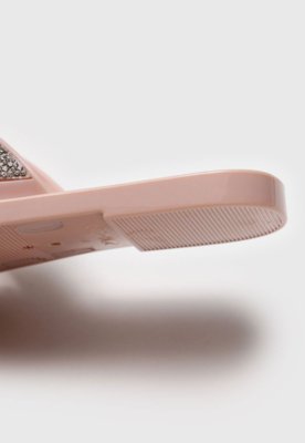 Sandália Slide Infantil Mini Melissa M Lover Rosa