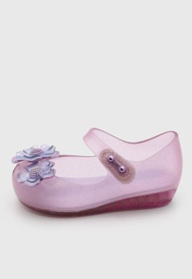 Sapatilha Infantil Mini Melissa Flores Rosa