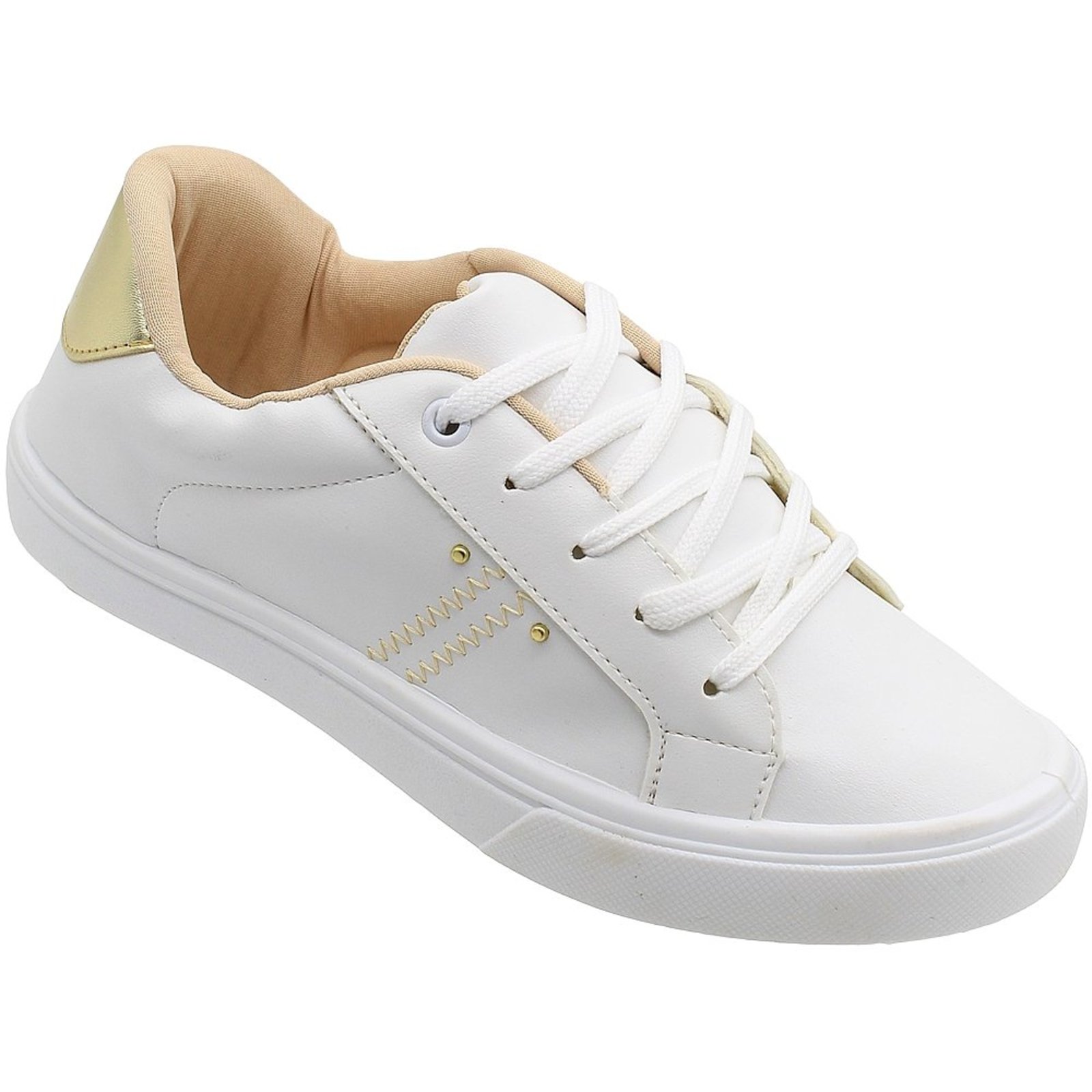 Casual Tênis DAFITI SHOES Cano Curto Branco - Compre Agora