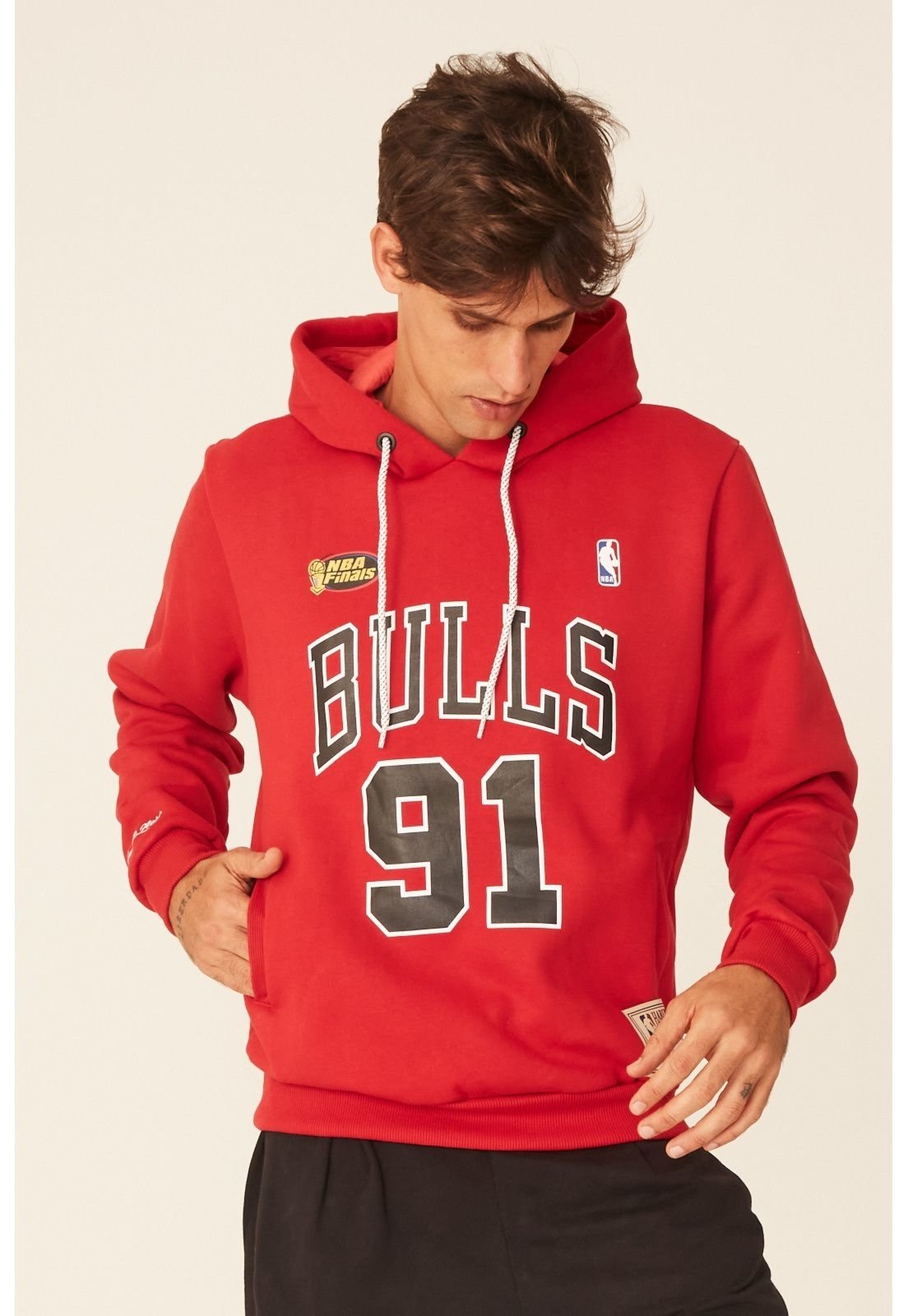 Moletom chicago bulls sales vermelho