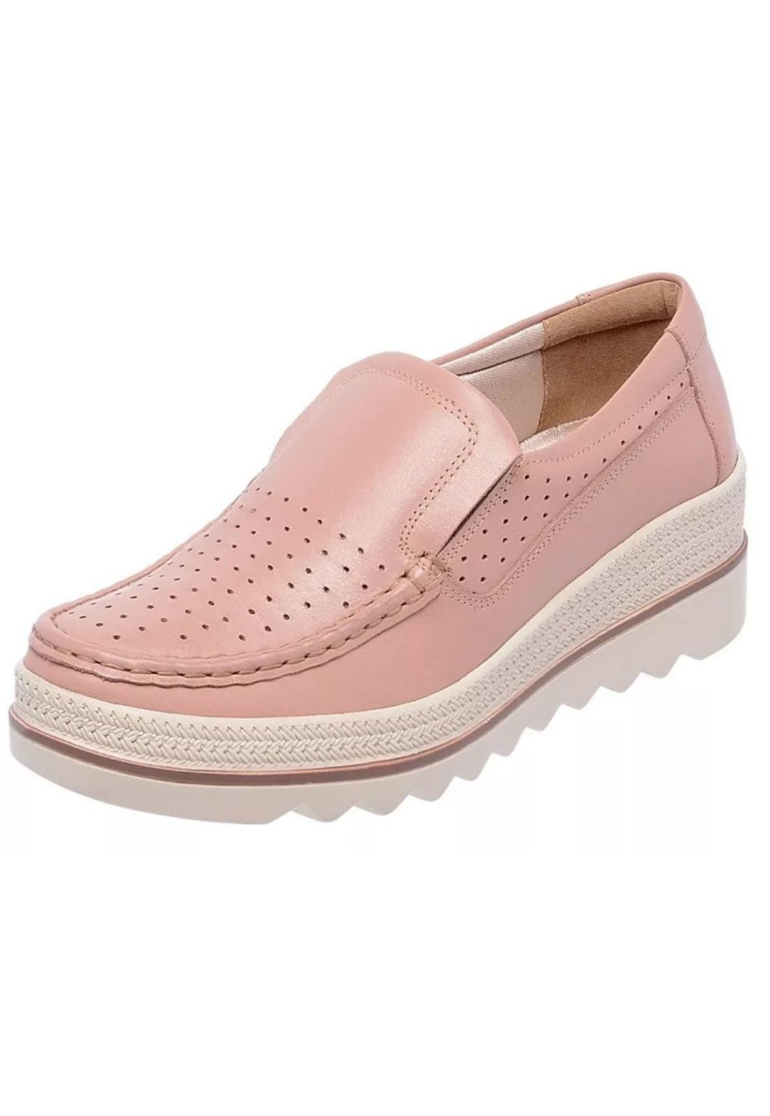 mocassim flatform feminino