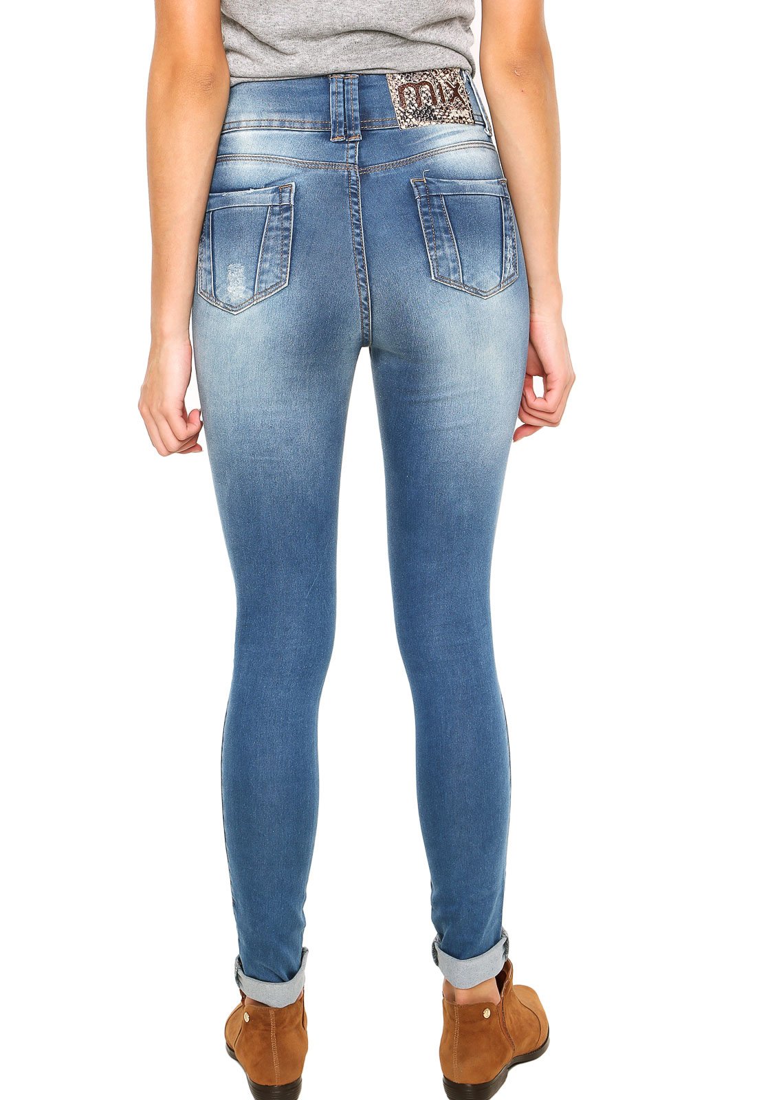 Calça Jeans Mix Jeans Skinny Azul - Compre Agora | Dafiti Brasil