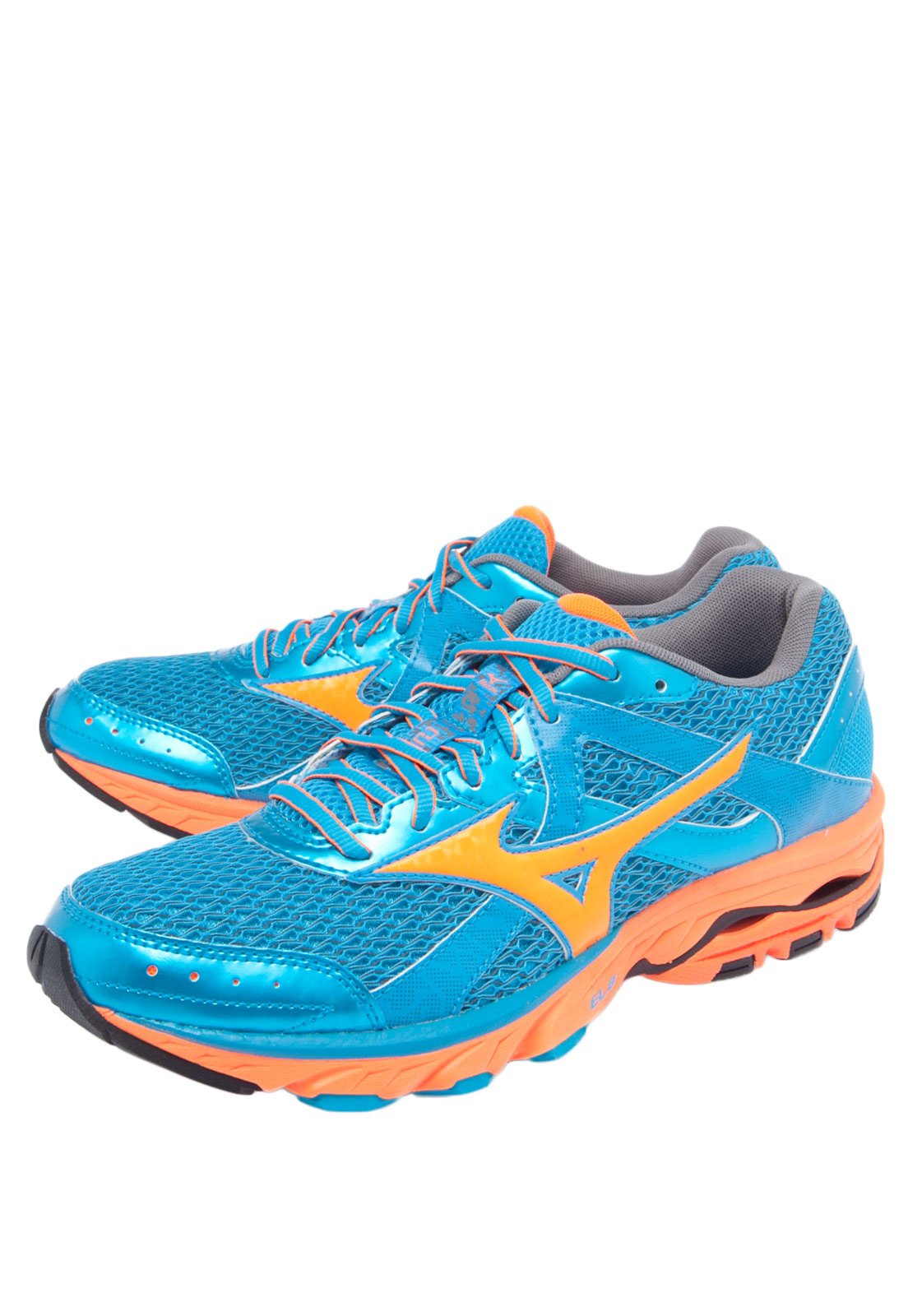 mizuno laranja e verde
