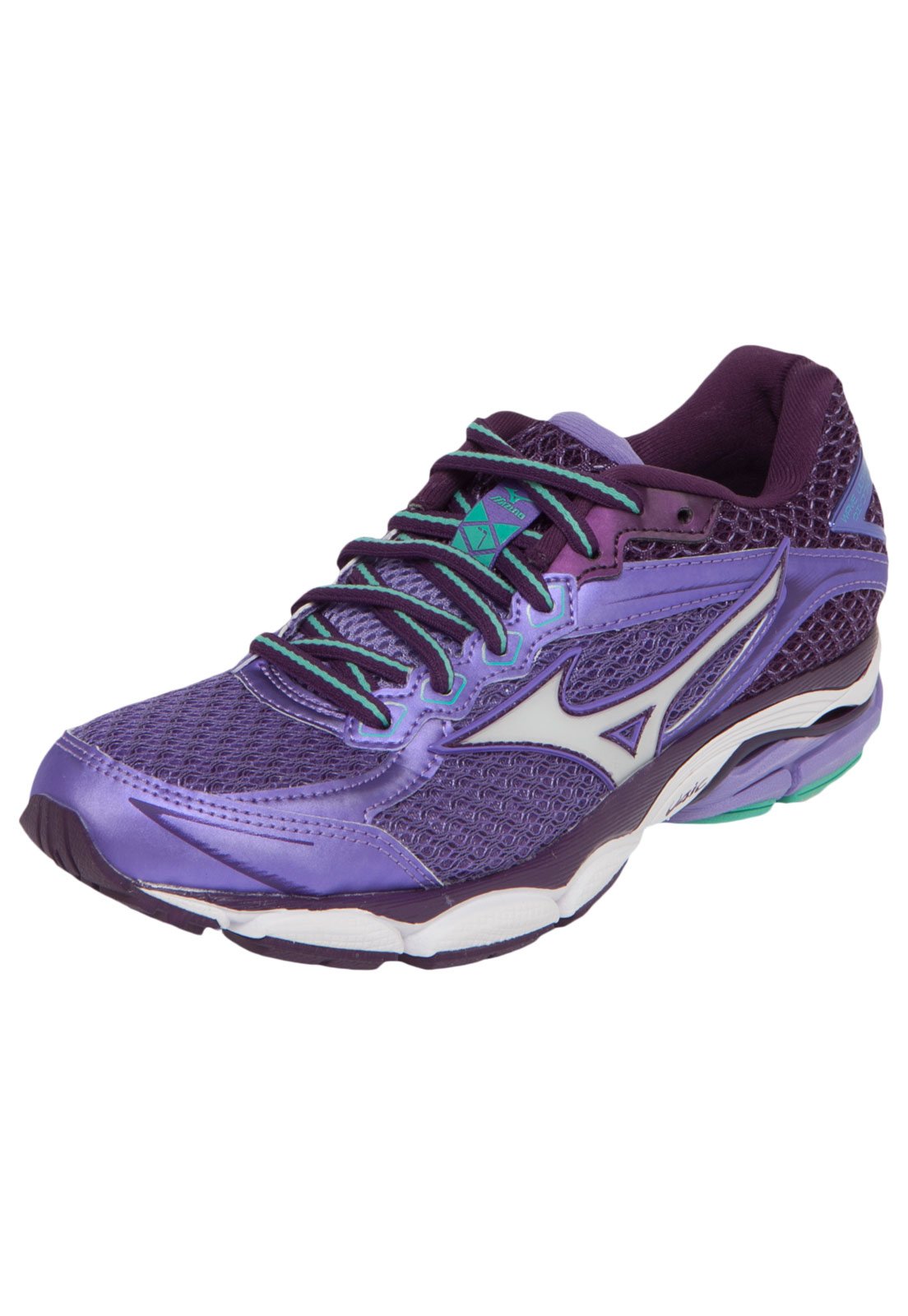 Tênis Mizuno Wave Ultima 7 Roxo/Verde - Compre Agora | Dafiti Brasil