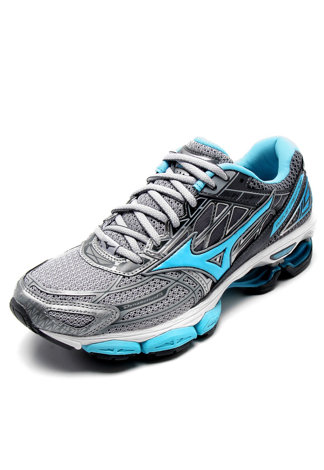 Mizuno cinza cheap e azul