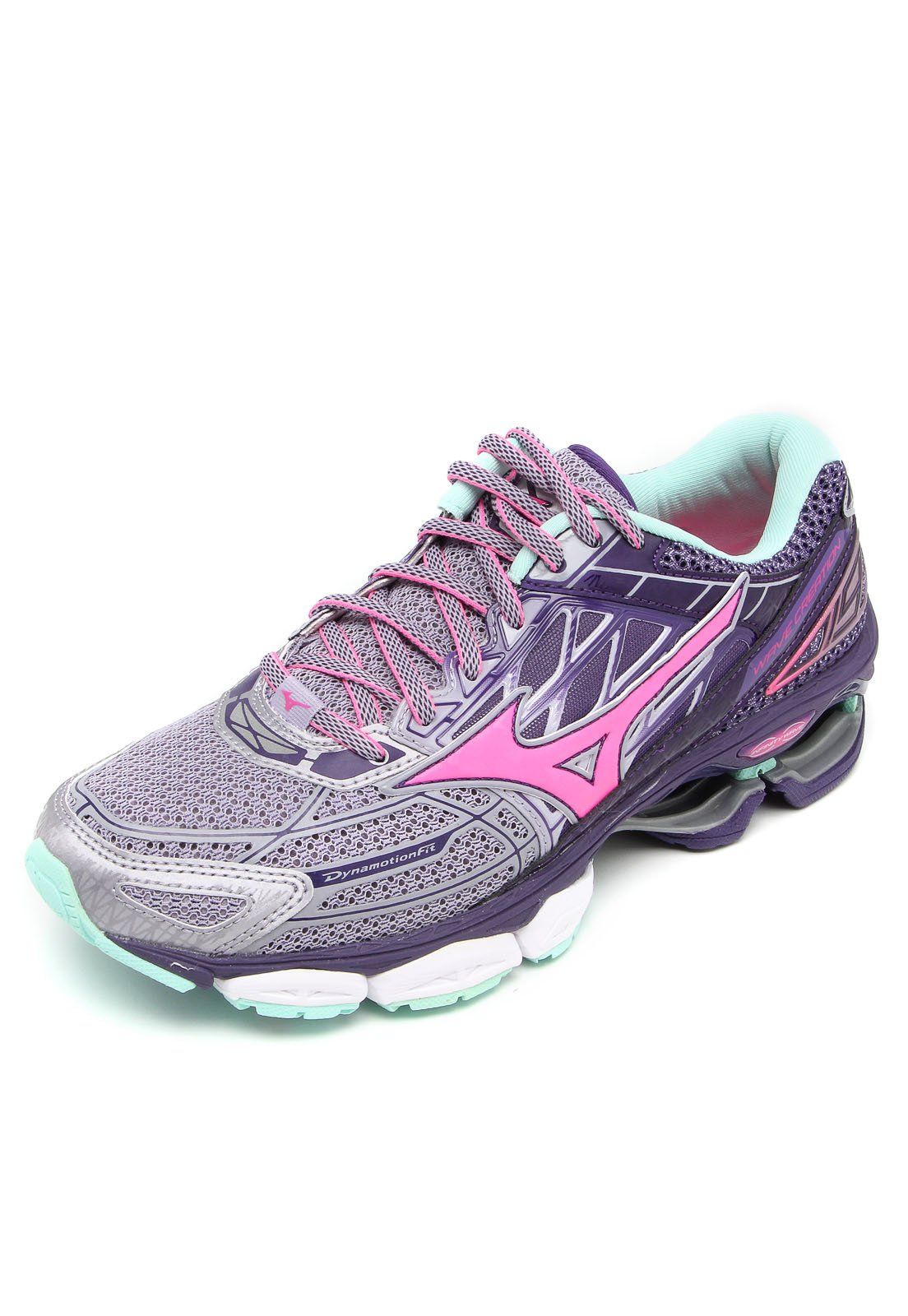 Tenis mizuno feminino hot sale cinza com rosa