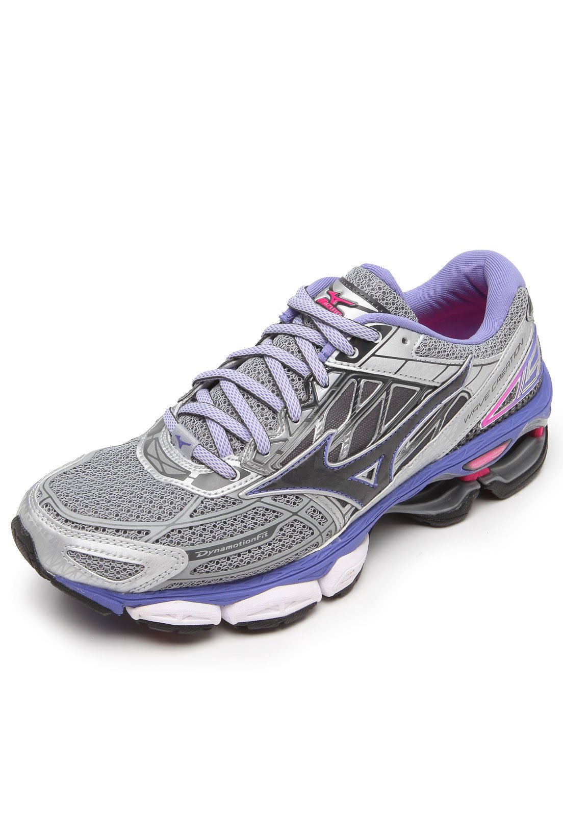 Mizuno roxo e store cinza