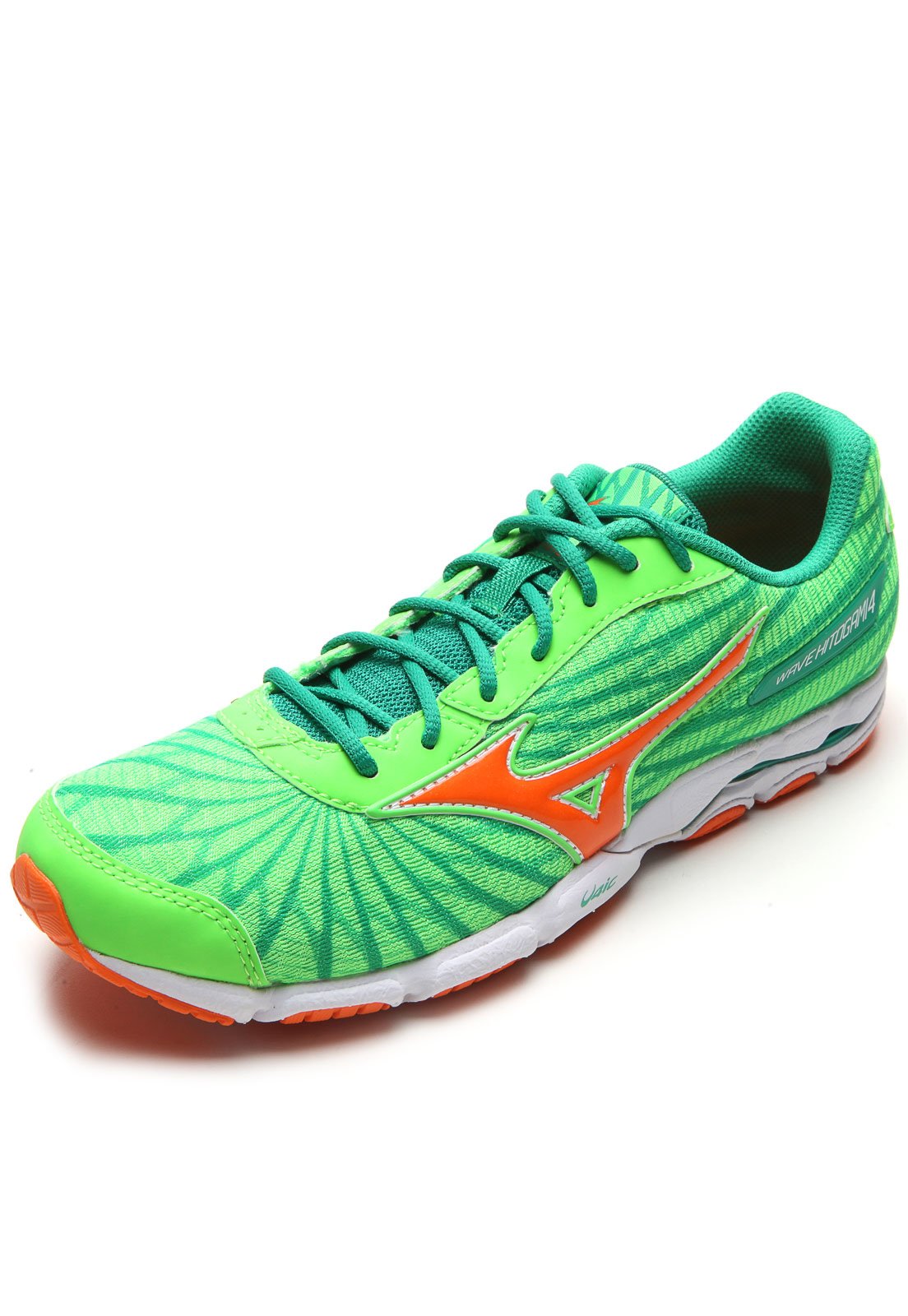 Mizuno laranja e verde hotsell