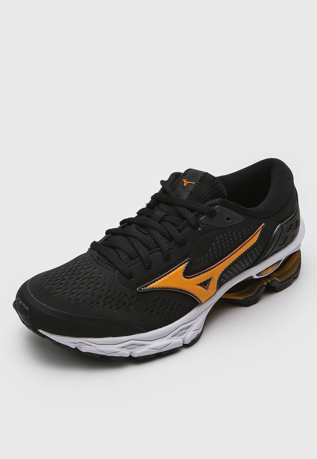 Mizuno preto cheap com amarelo