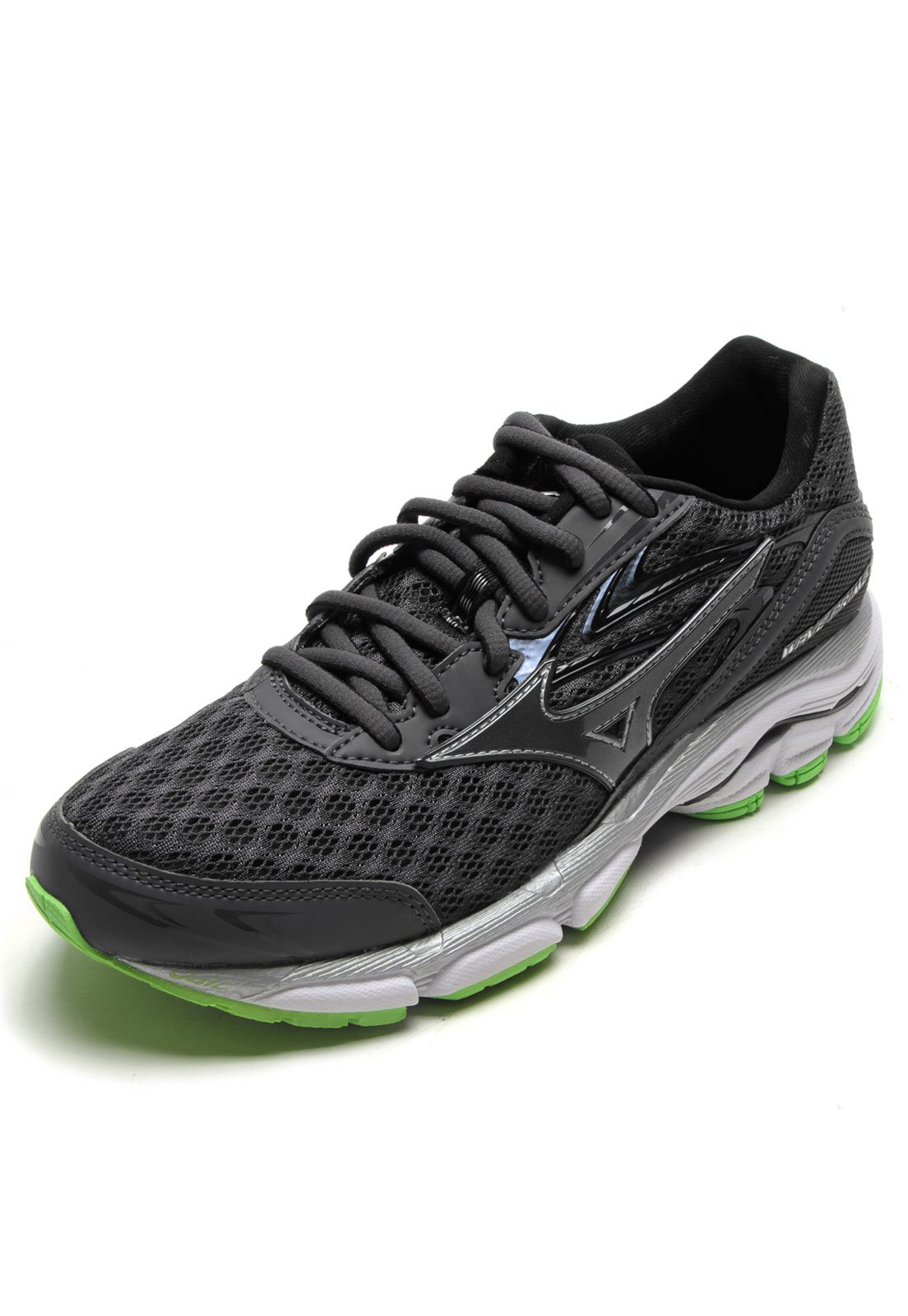 T nis Mizuno Wave Prime 12 Cinza Verde Compre Agora Dafiti