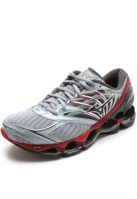 Mizuno prophecy 8 hot sale cinza e vermelho