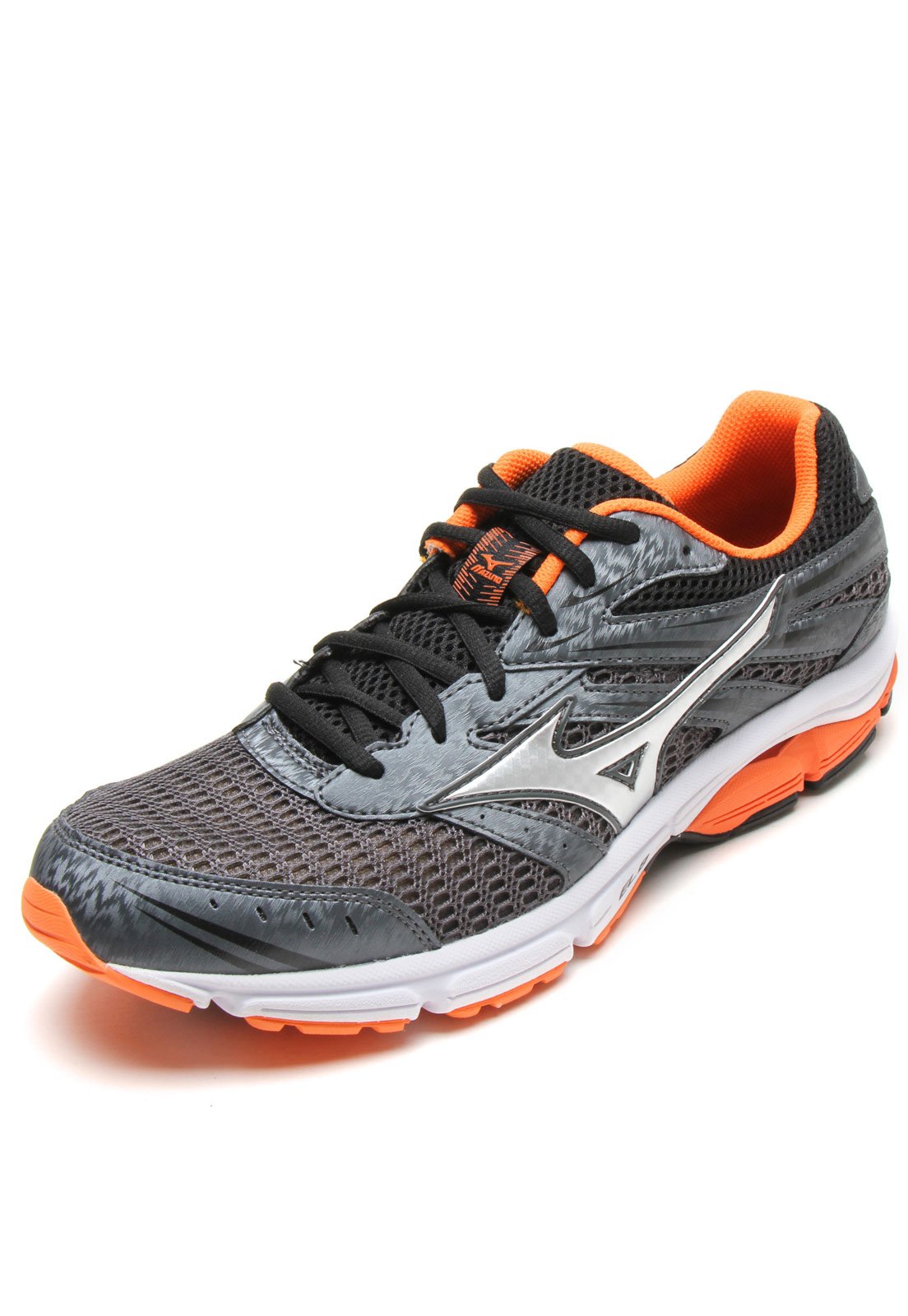 Mizuno laranja hot sale e cinza