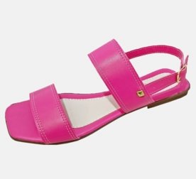 Sandália Rasteira Feminina Moda Pé 01 Pink