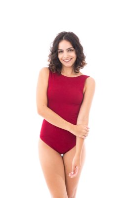 Body Moda Vício Regata Vermelho Queimado Menor preço em Body Moda Vício Regata Vermelho Queimado