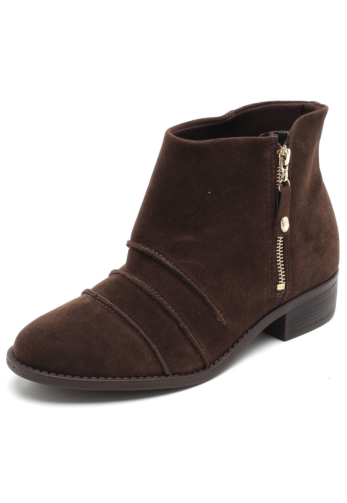 bota modare cano curto marrom