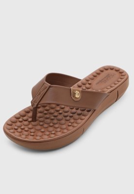 Chinelo Feminino Modare Logo Marrom