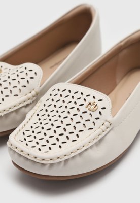 Mocassim Modare Lasercut Off-White
