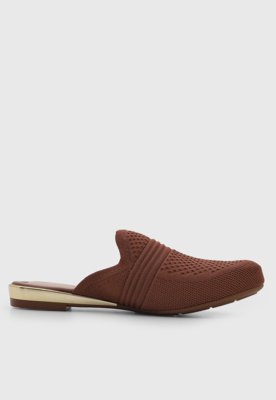 Mule Feminino Modare Texturizada Marrom