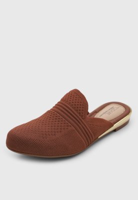 Mule Feminino Modare Texturizada Marrom