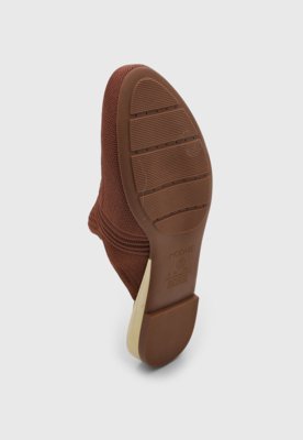 Mule Feminino Modare Texturizada Marrom