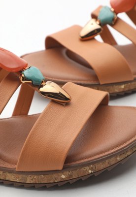 Rasteira Feminina Modare Caramelo