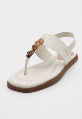 Rasteira Feminina Modare Corrente Off-White