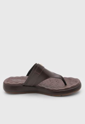 Rasteira Feminina Modare Fivela Dourada Marrom